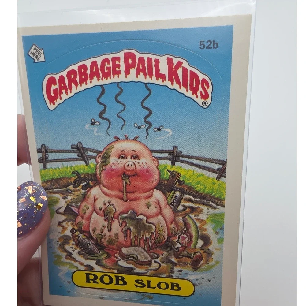 Topps Garbage Pail Kids OS2 Rob Slob 52b Blue Fair 1985 Series 2